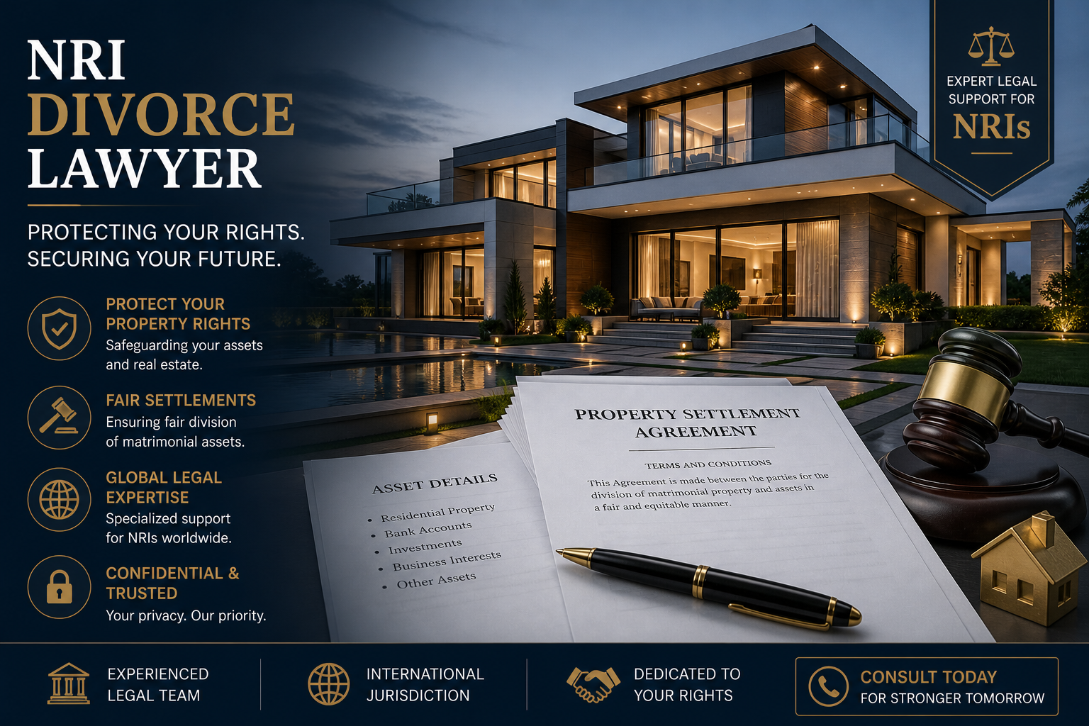 Property Disputes in NRI Divorce Cases